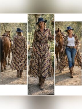 Jaded Gypsy Fade Away Distressed Dress Duster size L/Xl NWOT size L/ xl